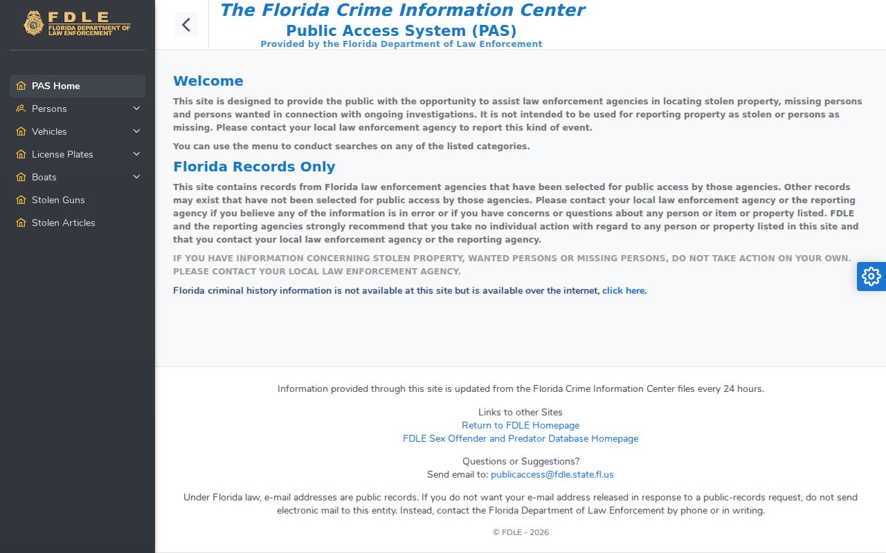 Osceola County sex offender search official source