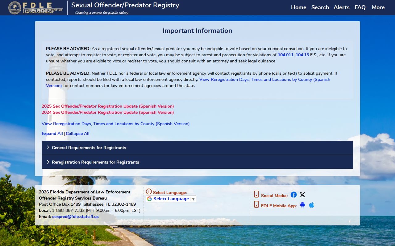 St. Cloud criminal records Florida registry source